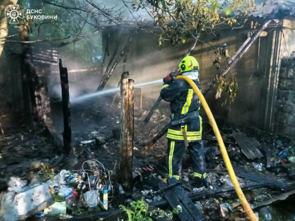 C4 - На Буковині минулої доби зареєстровано три пожежі, дві з них — у житловому секторі